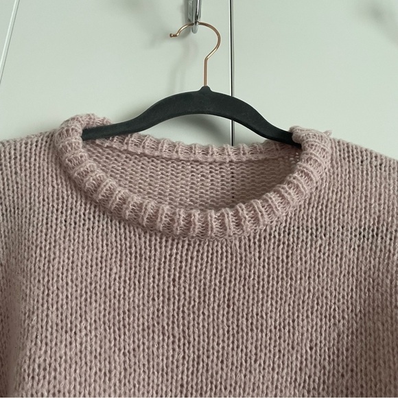 3/$45 Oversized Knit Bubble Sleeve Sweater - Picture 3 of 9